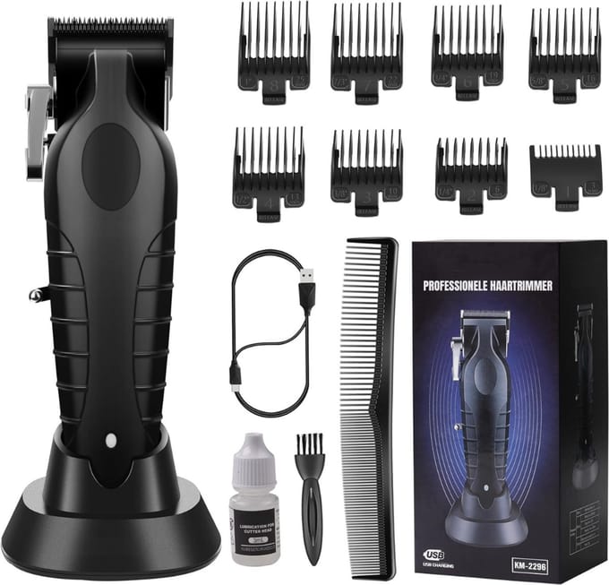 QORA® Trimmer Baard - Trimmer - Zwart - 17cm x 5cm x 5cm