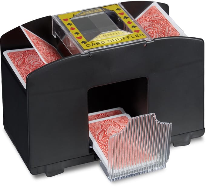 Automatische kaartschudmachine voor 4 decks, poker schudmachine
