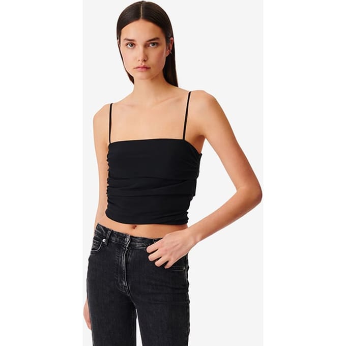 IRO Paris Irosa Black Maat: M | Mouwloze Tops Outlet | Dames | Zwart
