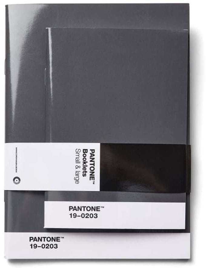 Copenhagen Design - Schriften Set van 2 Stuks Gestipt - Gray 19-0203 - Papier - Grijs -