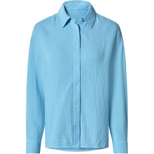 ESMARA Mousseline dames blouse (Blauw, S (36/38))