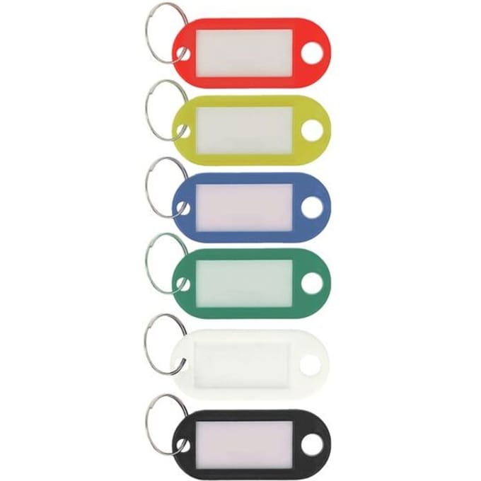 Westcott sleutelhanger - 100 stuks in doos - met verwisselbaar etiket - AC-E10653