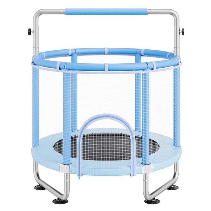 Trampoline 55  pour Enfants Mini Trampoline pour Tout-Petits avec Filet Intérieur Extérieur