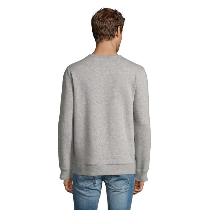 SOLS Heren Sully gemêleerd sweatshirt (Grijze Melange)