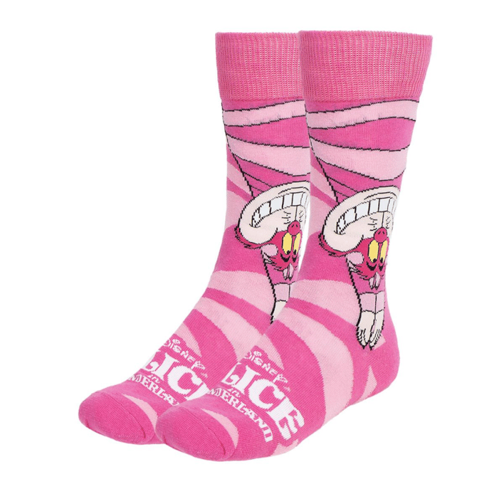 Alice in Wonderland - Disney Sokken - Cheshire Cat - one size - meerkleurig