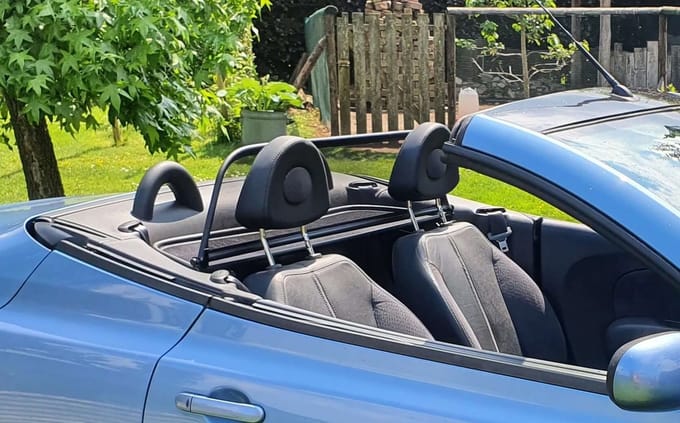 Cabrio Windscherm Nissan Micra CC | 2005 - 2009 | Zwart