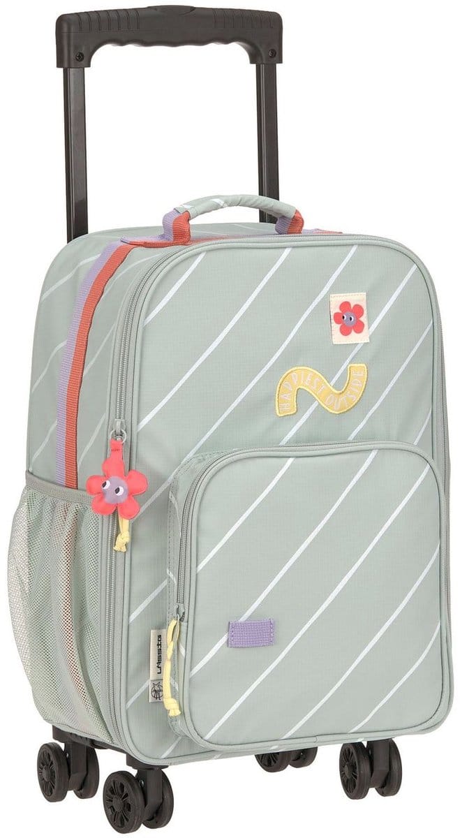 Lässig trolley Happy Trails Spinny Trolley Flower grijs 50cm