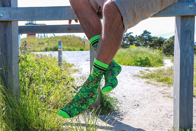 Sock My Hawaii maat 43/46 groen