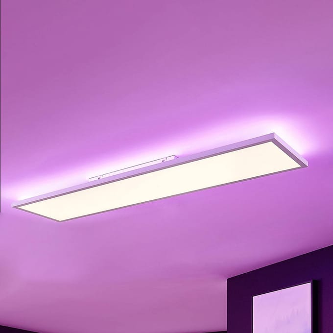 Arcchio LED paneel Brenda, 120 x 30 cm, CCT, afstandsbediening