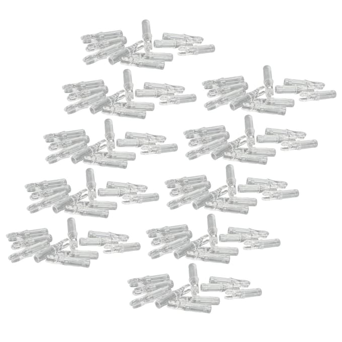 100 stuks Boogschieten Pijl Nok Duurzame Plastic Inzetstuk Pijl Nokken Lichtgewicht Pijl Nokken Vervanging