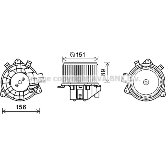 Interieurventilator AVA COOLING FT8439