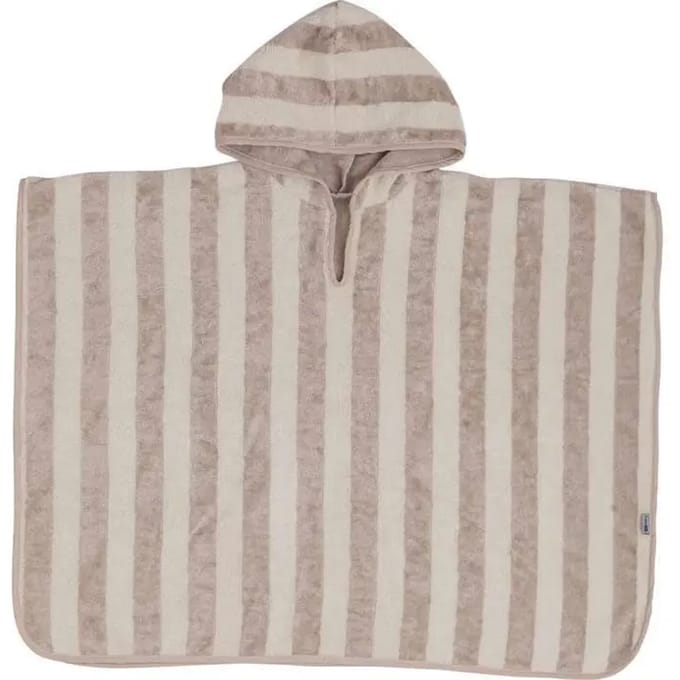 Baby Poncho FreeON by Bubaba Beige Stripes