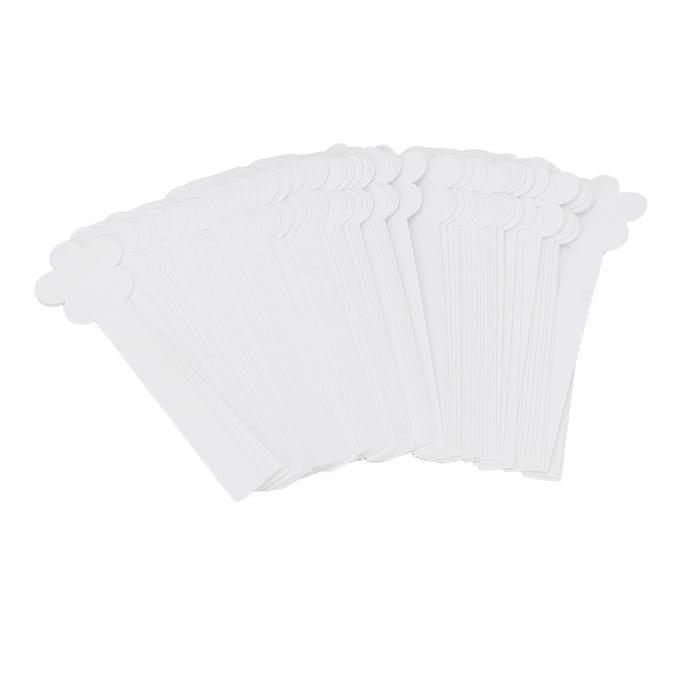 200 stuks Parfum Testpapier Bloemvorm Wegwerp Etherische Oliën Strips voor Geurtesten white