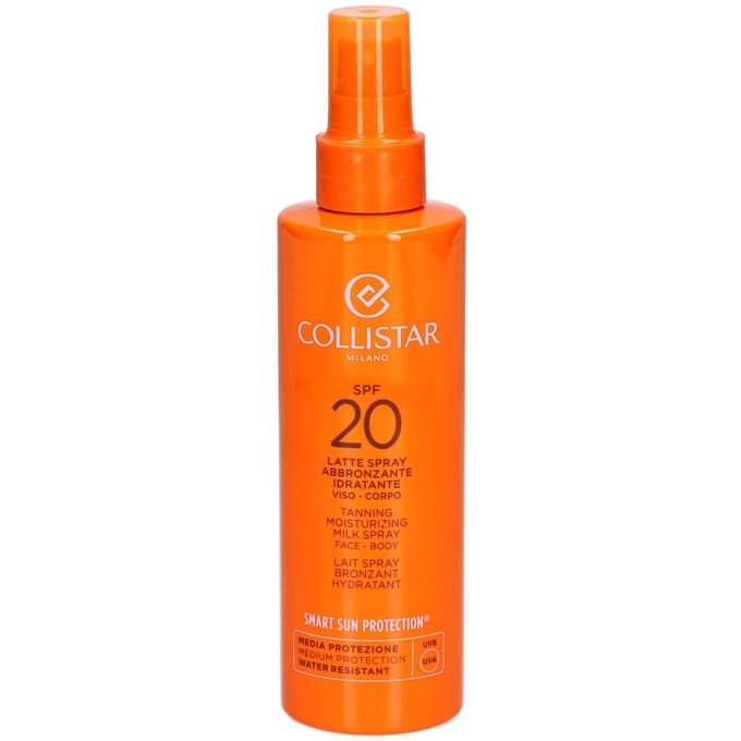 Collistar Sun Protection Tanning Moisturizing Milk Spray SPF 20 Zonnebrandcrème Unisex 200 ml