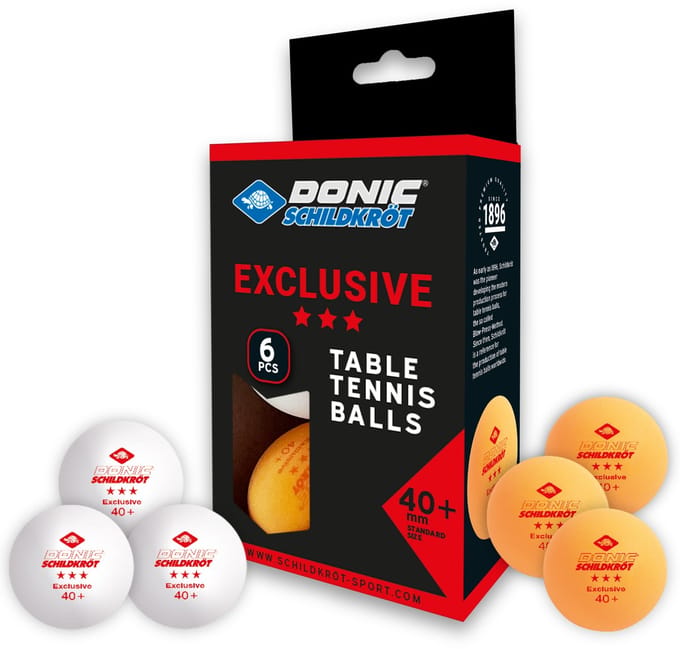 Donic Schildkröt 3 Star Avantgarde Tafeltennisballen (6-pack)
