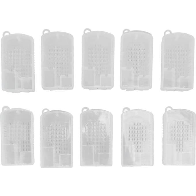 10 Stuks Imkergereedschap Multifunctionele Plastic Imkerdoos Extra Grote Imkerkooi white