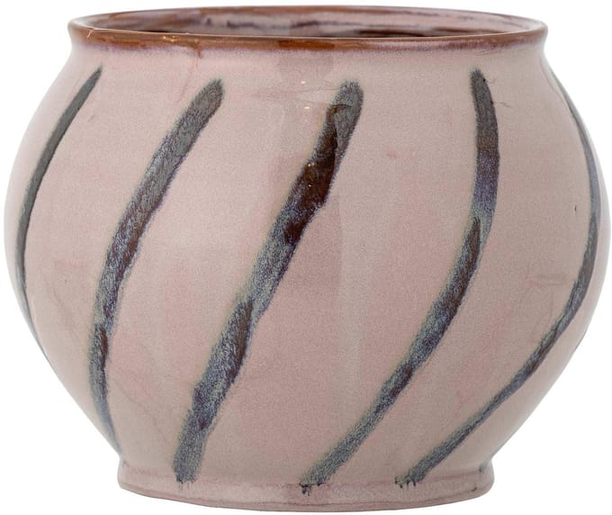 Bloomingville Bloempot aardewerk roze Iman 21cm