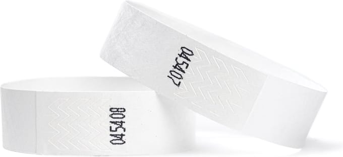 200 Polsbandjes, Tyvek Wit