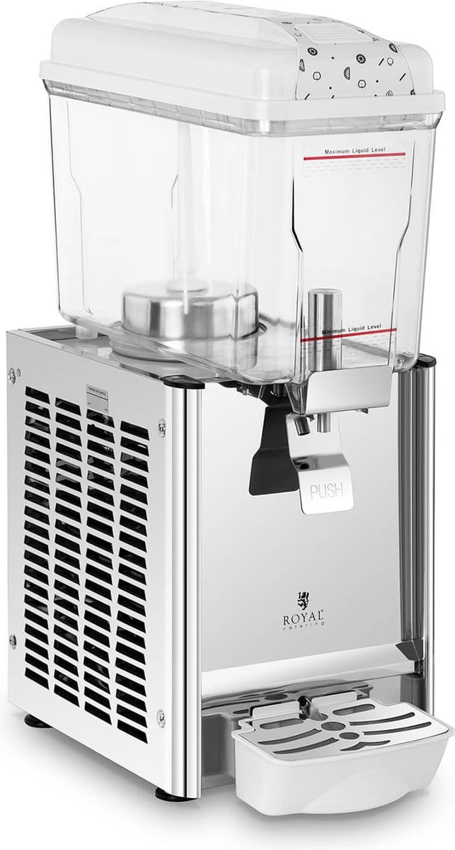 Royal Catering Sapdispenser - 12 L - koel- en roersysteem 10011636