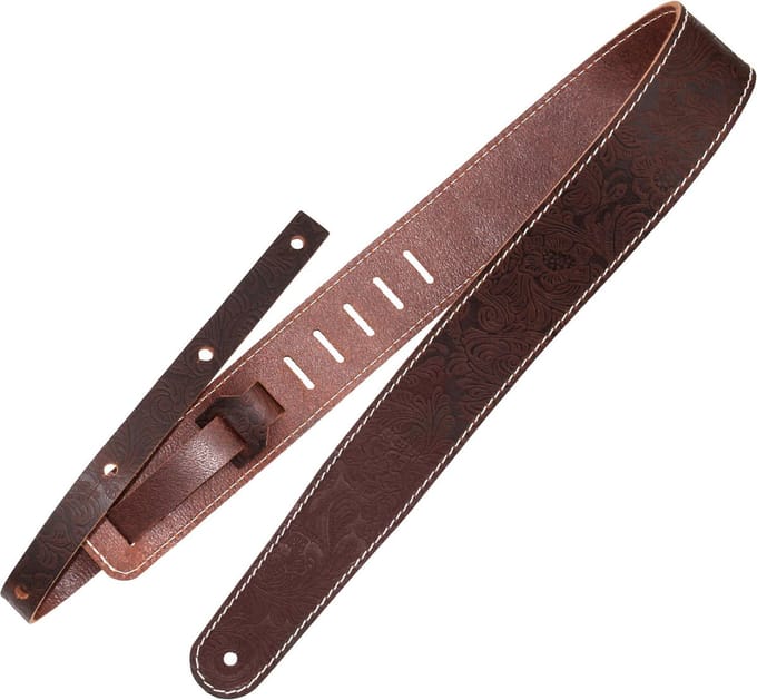 Richter Straps Raw II Contour Western Rose Brown - Gitaarband