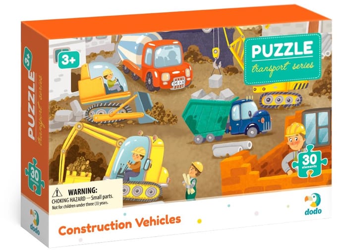 Puzzle 30 Profesje Maszyny budowlane DOP300373