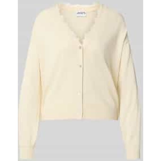 cardigan met v-hals en met kant