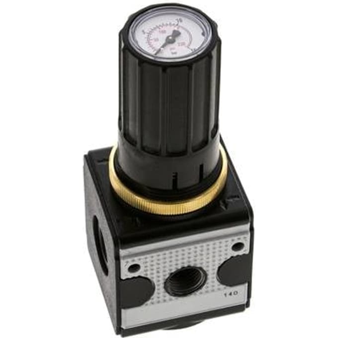 Drukregelaar voor Manifold Assemblage G1/4'' 2250l/min 0.5-10.0bar/7-145psi Zinkspuitgiet Multifix 1