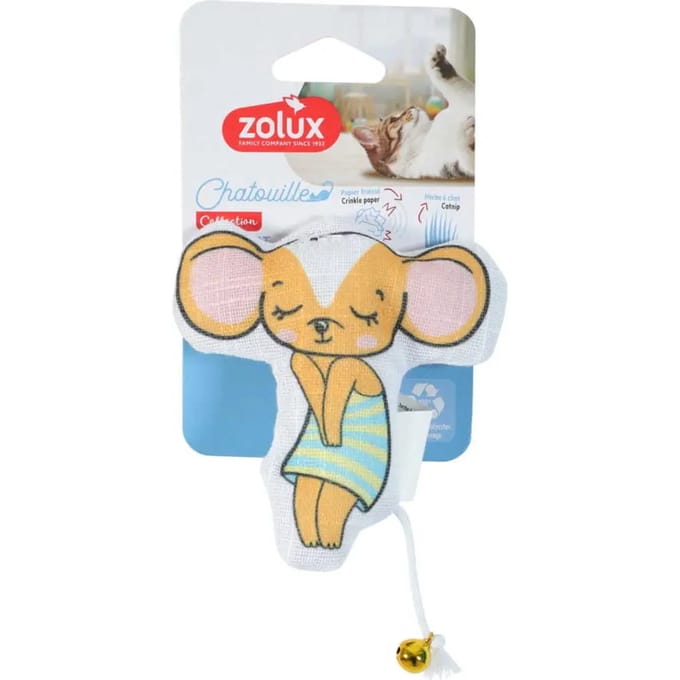 Kat speelgoed muis met belletjes Zolux