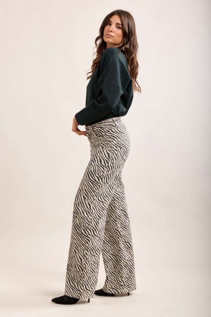 Toxik3 - Zebra print met rechte snit