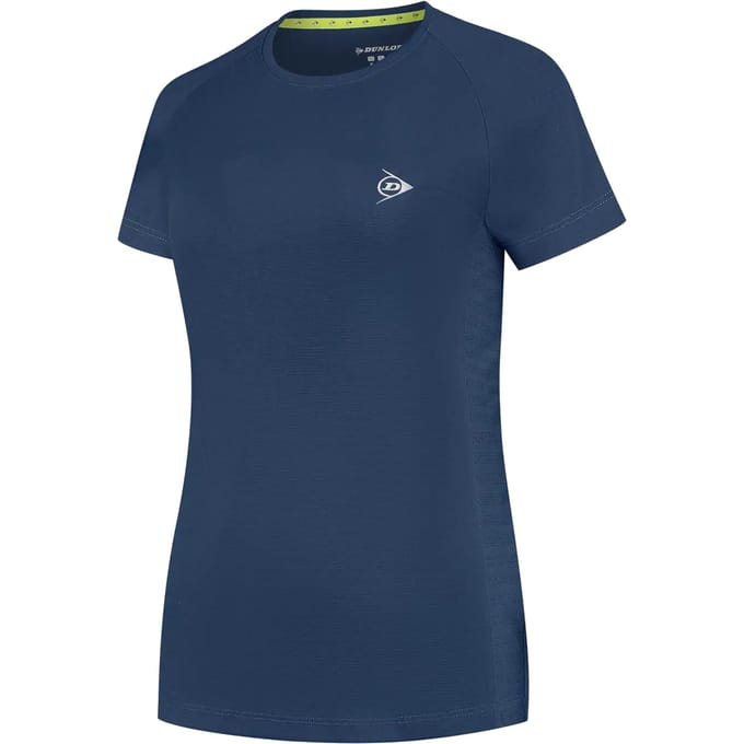 Dunlop Club Crew T-shirt Dames-Donkerblauw