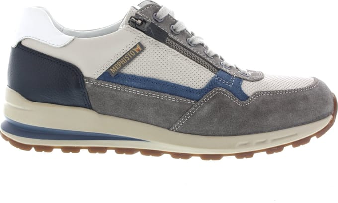 Heren Veterschoenen Mephisto Bradley Grey Grijs - Maat 41