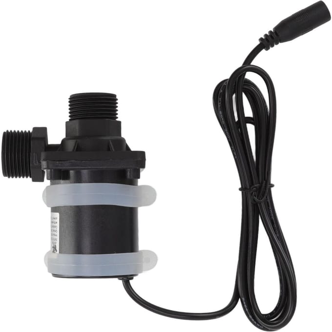 Boosterpomp voor Zonneboiler Douche Vloerverwarming G1/2 Buitendraad Circulerende DC Waterpomp