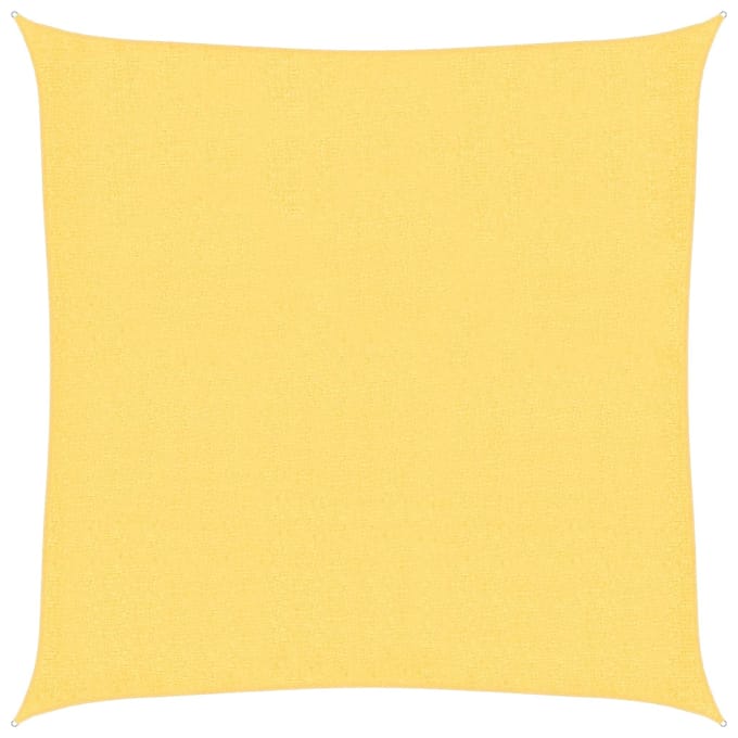 vidaXL - Zonnescherm - HDPE - vierkant - beige - 3,6x3,6 - m