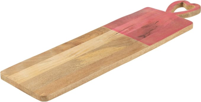 J-Line snijplank Lang - hout - roze