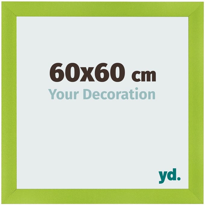 Your Decoration - Fotolijst 60x60 cm - MDF - Groen - Pisa