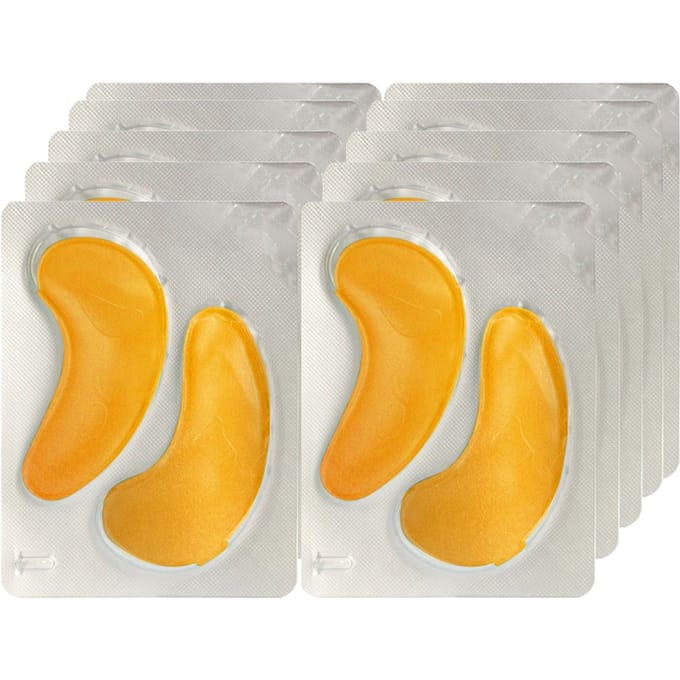 2 x 24K goud + antioxidant hydraterende oogbehandelingspads