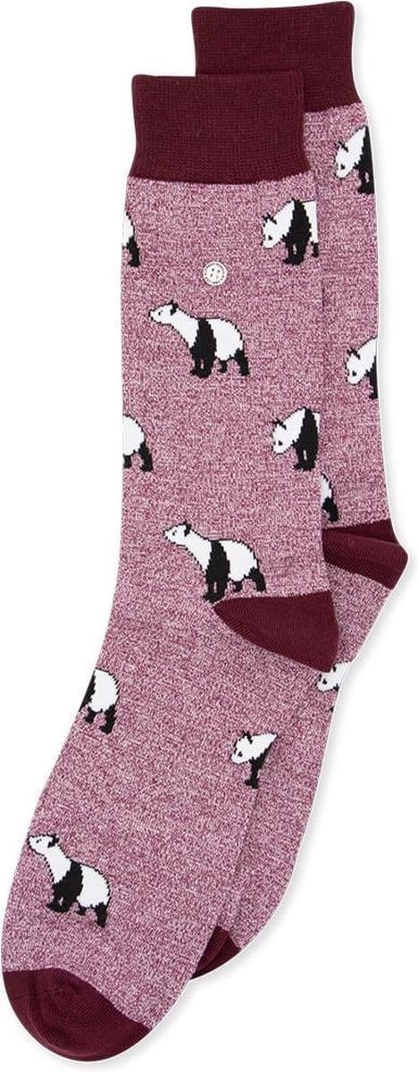 Alfredo Gonzales unisex sokken panda rood