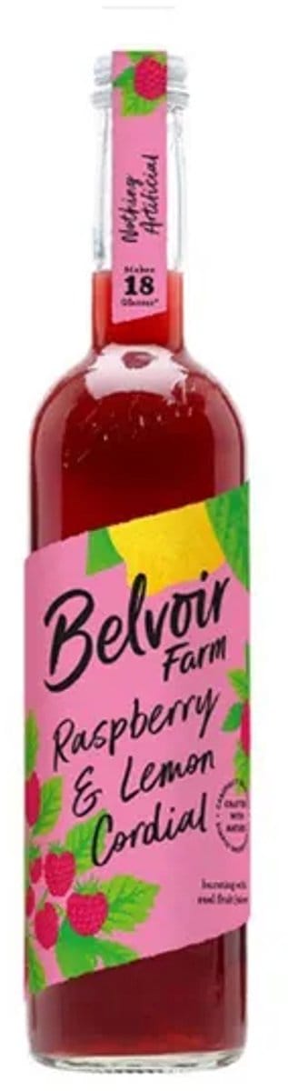 Belvoir siroop raspberry & lemon coridal bio (6x 500ml)