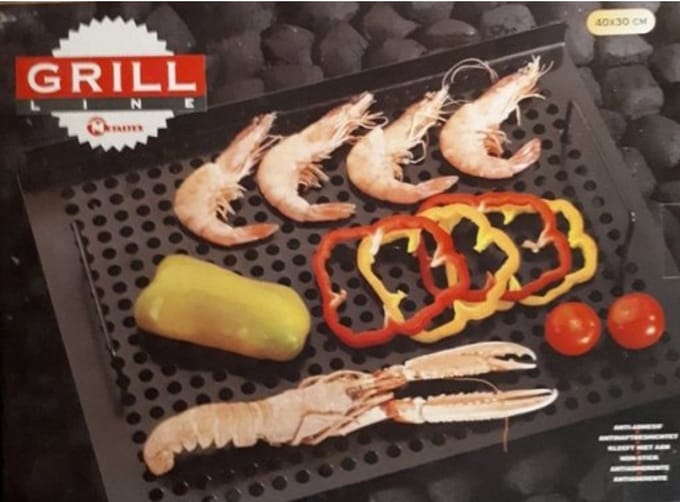 Metaltax barbecue antikleef grilplaat 40x30cm