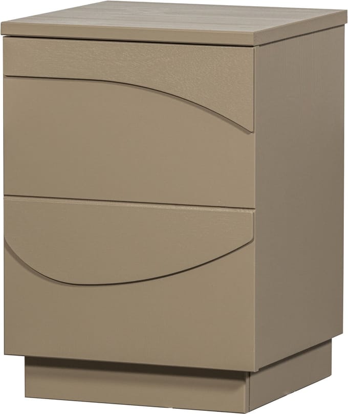 WOOOD Teo Nachtkastje - Grenen - Mud - 50x36x35