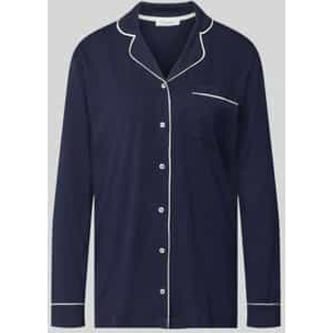 regular fit pyjamabovendeel met borstzak