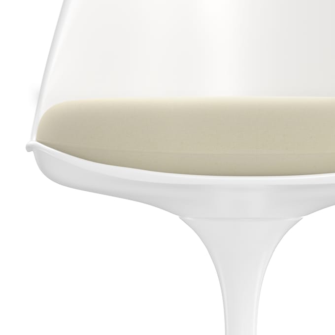 Knoll International - Saarinen Tulip Stoel - Tonus 4 (100) - ivory - wit