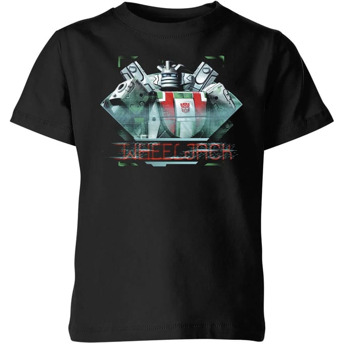 Transformers Wheeljack Glitch Kids' T-Shirt - Zwart - 122/128 (7-8 jaar)