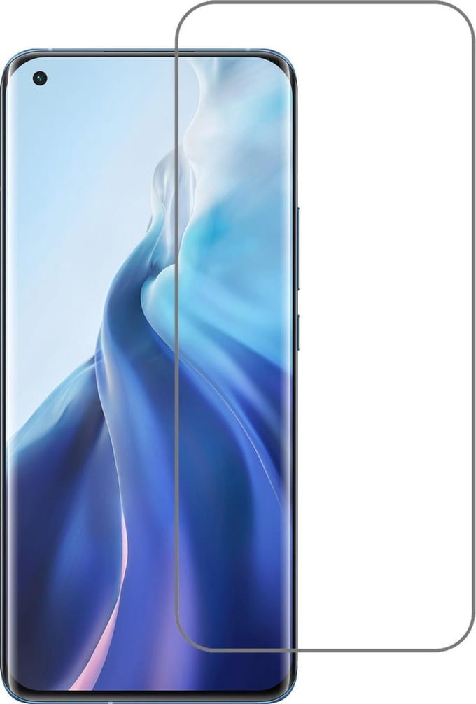 Screenprotector - Geschikt voor Xiaomi Mi 11 - Extra Sterk - Beschermglas - Gehard Glas - Tempered Glass - Screen Protector