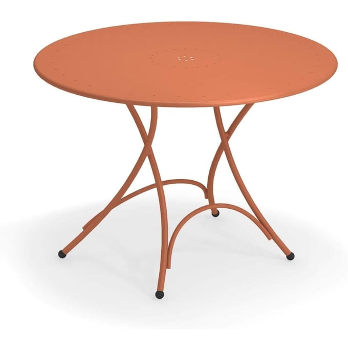 Emu Pigalle klaptafel - rond - esdoornrood