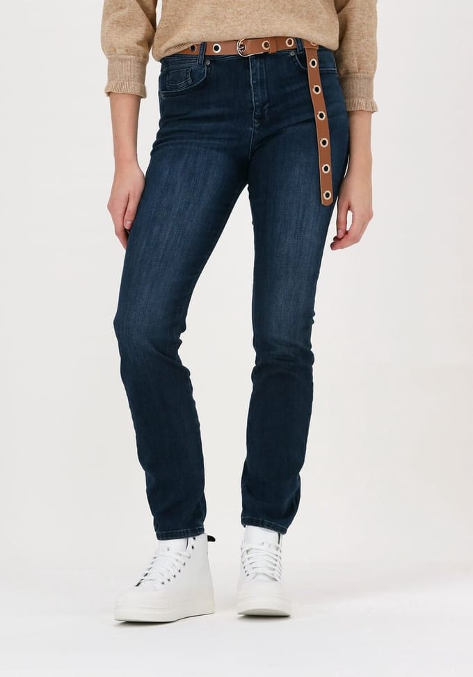 Minus Malena Jeans Jeans Dames - Broek - Donkerblauw - Maat 34