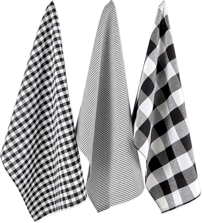 Set Keukendoeken en Vaatdoeken van 100% Katoen - Absorberend en Sneldrogend