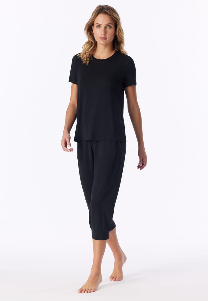 Zwart shirt met korte mouwen - Mix+ Relax 38