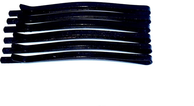Schuifspelden zwart per 6 stuks.