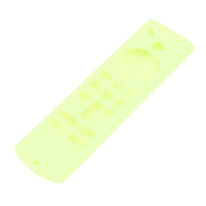 Housse de protection en silicone antidérapante pour télécommande Fire TV Stick avec cordon 3ème génération noir